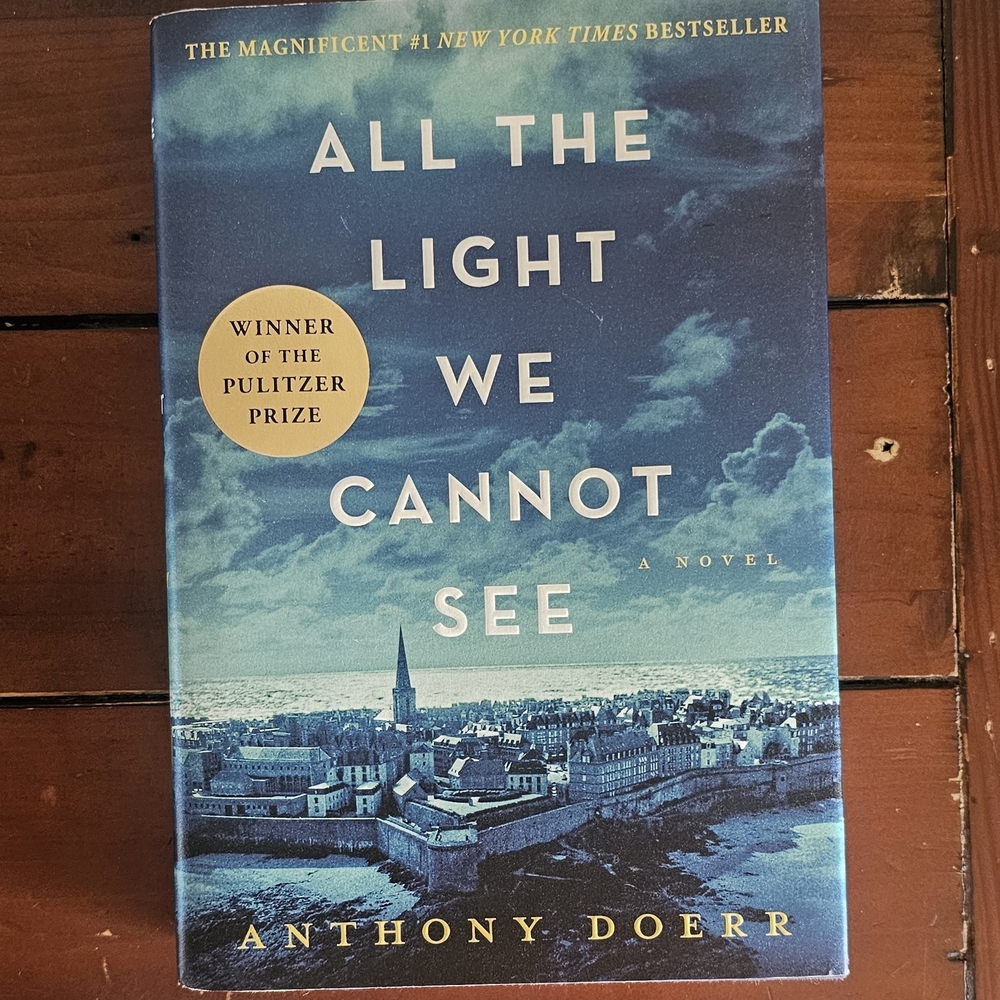 All the Light We Cannot See by Anthony Doerr - Blue Hardcover Novel Dust Jacket